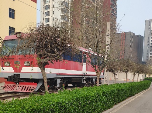 石家莊鐵路學(xué)校實(shí)訓(xùn)機(jī)車(chē)